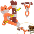 Squeaky Dog Toys,Plush Puppy Toys with Pull Branch