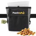 Dog Treat Pouch for Pet Training, One-Hand Magnetic Closure, Hands-Free Treat Bag with Silicone Liner, No Mess No Smell - color: Gray