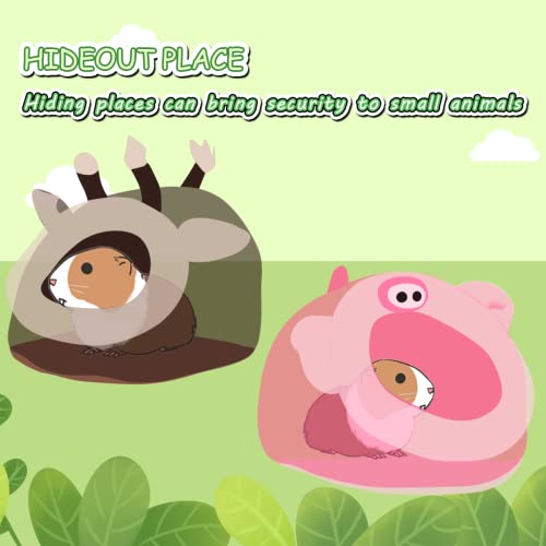 LEFTSTARER Guinea Pig Rat Bed and Hideout for Ferret Hedgehog Sleep and Hide, Hamster Small Pet Animals Supplies Toy Cage Accessories Nest - color: 7.Koala-XL