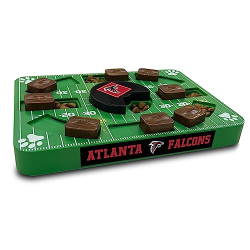 Pets First NFL Atlanta Falcons Puzzle Toy for Dogs, Slow Feeder Board for Pets, Interactive Doggie Treat Toy - color: ATLANTA FALCONS