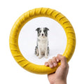 Dog Toys, Dog Chew Toys for Aggressive Chewers,Flying Discs for Medium/Large Breeds. Floating Dog Ring Toys for Throwing, Catching, Grabbing. (Large) - size: Large