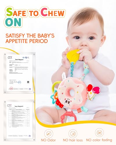Jollybaby Pull Down CarSeat Stroller Hanging Toy for 0-12 Month Baby Bottle - style: Baby Bottle
