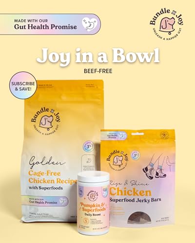 Bundle X Joy Chicken Superfood Bar Dog Treats, Poultry Free, 5 Ounces (Pack of 6) - size: 5 Ounce (Pack of 6)