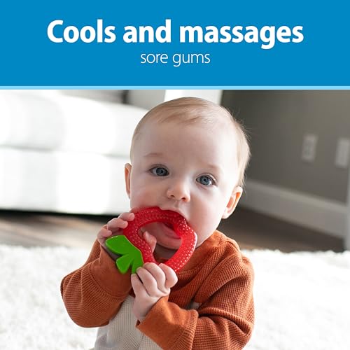 Dr. Brown's Aqua Cool Water-Filled Teether, Apples and Pineapples, 4-Pack - color: Apples + Pineapples