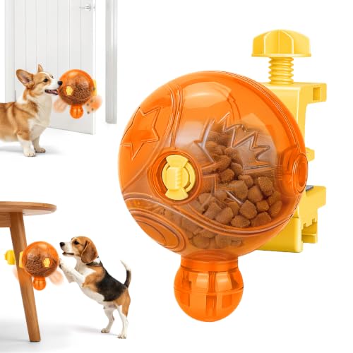 Dog Slow Feeder, Interactive Dog Puzzle Feeder for Enrichment - color: Orange