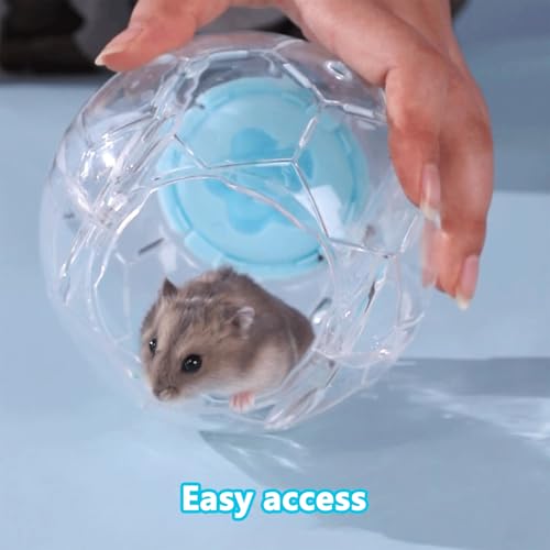 Football Design Dwarf Hamster Ball 5.1 Inch (5.1in) - size: 5.1in