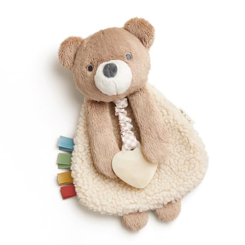 Itzy Ritzy Lovey Including Teether, Teething Relief, 0 Months & Up (Bear) - color: Bear