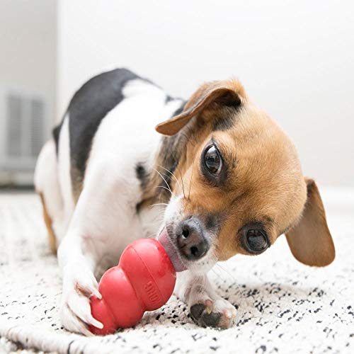 KONG Classic Stuffable Dog Toy, Natural Rubber Chew, for Extra Small Dogs - size: X-Small