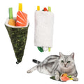 Best Pet Supplies Catify Interactive Cat Toy with Catnip - Sushi Rolls Set - color: Sushi Roll Multicolored