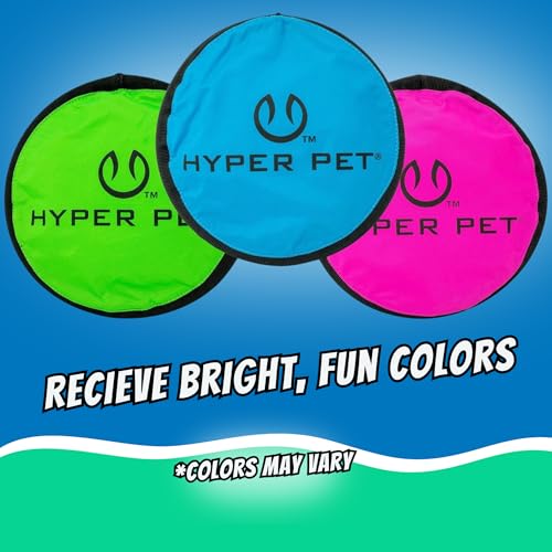 Hyper Pet Flippy Flopper Flying Disc Dog Toy 9 Inch, Floats, Colors Vary - size: Pack of 1