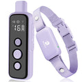 Bousnic Shock Collar for Dogs - Waterproof Rechargeable Dog Electric Training Collar with Remote for Small Medium Large Dogs with Beep, Vibration, Safe Shock Modes (8-120 Lbs) (Purple) - color: Purple