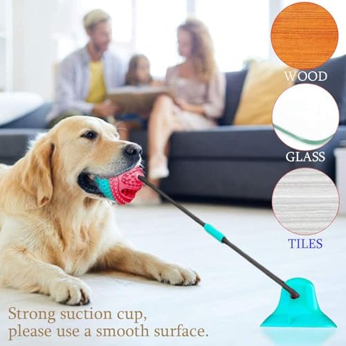 Dog Chew Toys for Aggressive Chewers, Puppy Dog Training Treats Teething Rope Toys for Boredom - Dog Puzzle Treat Food Dispensing Ball Toys for Small Large Dogs