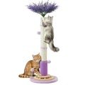 45" Tall Cat Scratching Post for Large,Heavy Duty Scratcher Tree - color: pruple-45inch
