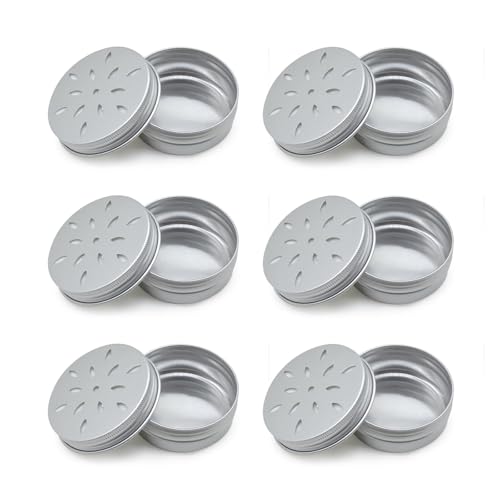 6 Packs Dog Scent Training Kit Nosework Containers for Dogs Aluminum Boxes Nose Skent Work Tins Supplies Canine Odor Ideal and Skill Development