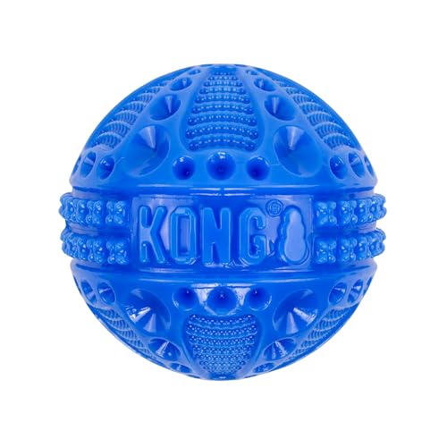 KONG CoreStrength Dog Toy – Ball – Durable Tough Chew Toy for Medium & Large Dogs – Textured Dental Chew for Teeth & Gums – Fetch & Interactive Play - color: Ball