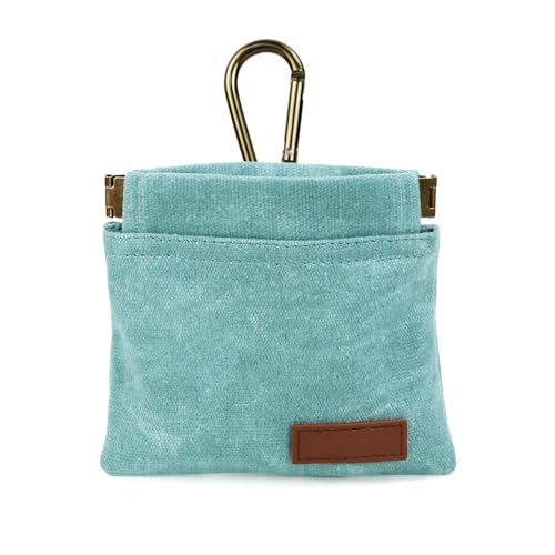 1 Pcs Pocket Pet Training Pouch,Dog Treat Pouch (Cyan) - color: Cyan
