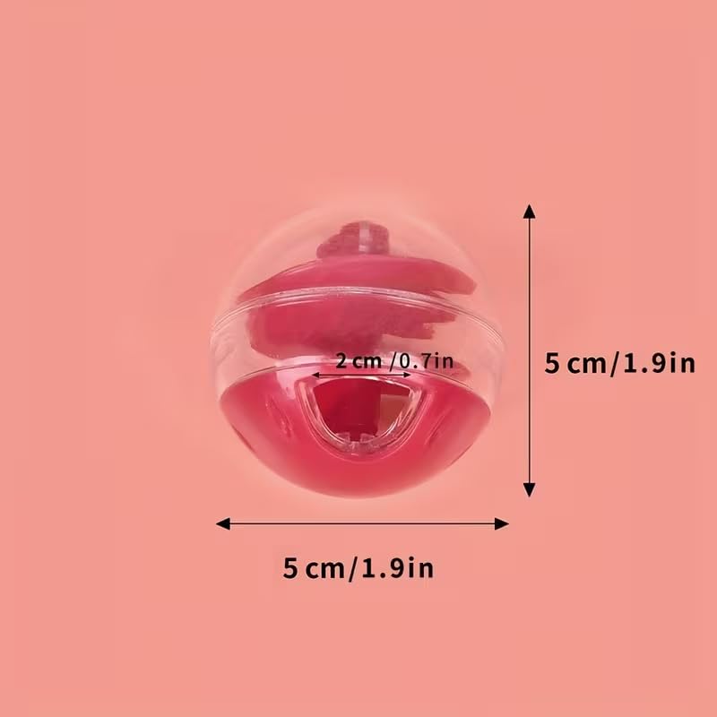 3pcs Pet Spiral Treat Dispenser Ball Toy for Cats, Slow Feeder Toy, Cat Treat Dispenser, Pet Selfentertainment Toy, Red & Yellow & Purple - color: Red&Yellow&Purple