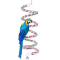 Kintor Bird Rope Bungee Perch,Cotton Chew Toy Swing for Medium Large Parrot - size: 118inch