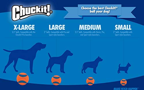 Chuckit! Ultra Squeaker Ball Dog Toy, Small, 2in, 2 Pack - size: Small (2 Pack), style: Squeaker