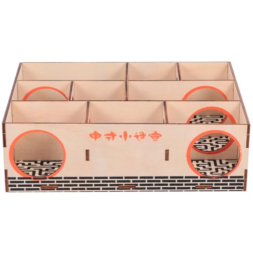 Hemobllo Hamster Maze Tunnel Pet Activity Toy for Dwarf Hamsters Mice and Small Animals Maze Hideout for Exercise and Exploration 7.79 X 6.10 X 2.36 in - size: 19.8X15.5X6CM