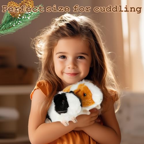redaica 2pc Guinea Pig Stuffed Animals - 7.9inch Plush Toys - size: 2pcs
