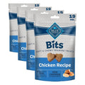 Blue Buffalo Bits Soft Dog Treats for Training, Made with Natural Ingredients & Enhanced with DHA, Chicken Recipe, 19-oz Bag (Pack of 4) - size: 19 Ounce (Pack of 4)