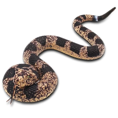 Upitry Rubber Snakes Fake Snake - Rattlesnake Realistic Keep Birds Away - style: 1PCS Soft Rattlesnake
