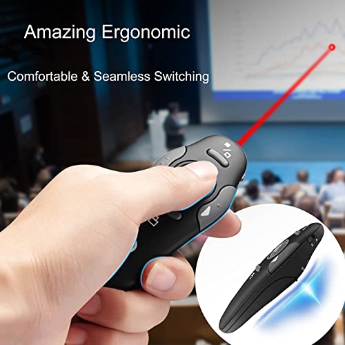 4 Unit Presentation Clickers for PowerPoint, Wireless Presenter Remote - style: 4 Units