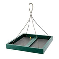 Solution4Patio 360° Viewing Outdoor Platform Bird Feeder, Rustproof Mesh - style: Green Platform