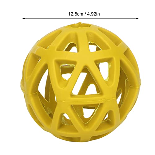 Asixxsix Hollow Dog Ball, Rubber Dog Toy Puzzle Ball Bite Dog Hollow Ball Toy Fun Interactive Chewing Pet Toy Ball, Lightweight and Portable Pet Toy for Dogs Cats Pets (L) - size: L