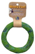 Wool Dog Toy, 5-Inch, Green