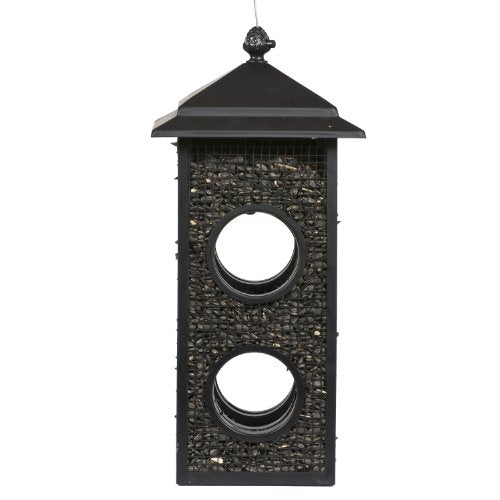 Perky-Pet Fly-Thru Wild Bird Feeder, 2 lb Seed Capacity (Pack of 2) - size: 2 Pack