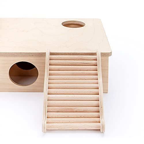 Niteangel Hamster Climbing Ladder Bridge: 6.3 x 3.7 x 1.1 inch - size: Small - 6.3'' L