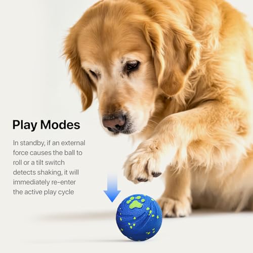 VNAKIO Automatic Bouncing Dog Ball 123456789