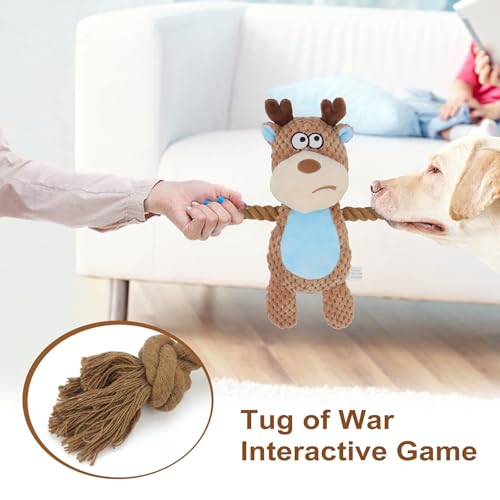 Dog Toys, Dog Squeaker Toys with Crinkle Paper (Camel-Colored Elk) - color: Camel-Colored Elk