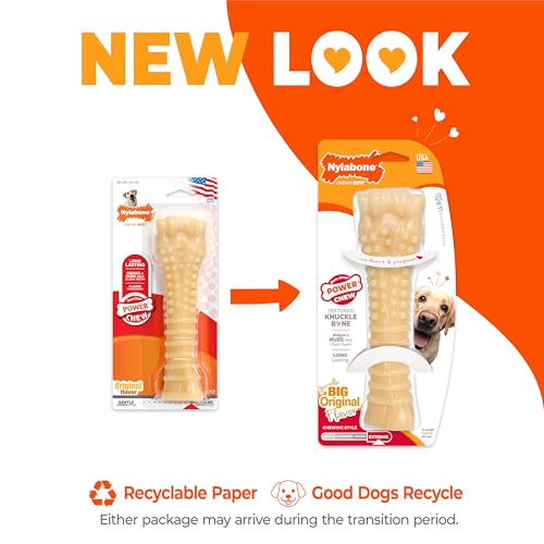 Nylabone Power Chew Textured Bone Dog Chew Toy, Original Flavor, X-Large - size: X-Large