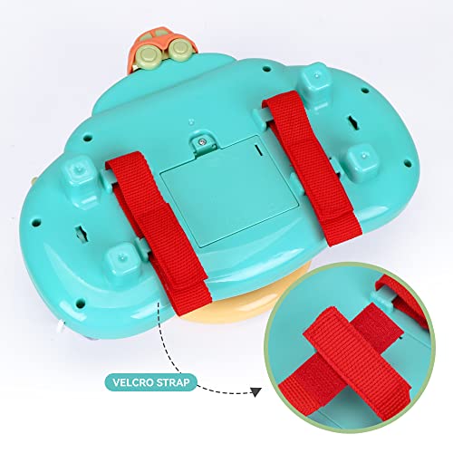 Caterbee Baby Turn and Learn Driver Steering Wheel Toys (Blue) - color: Blue