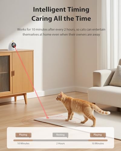 ROJECO Auto Laser Cat Toy,Interactive Cat Toys for Relief Boredom Indoor