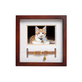 Pearhead Pet Collar Keepsake Picture Frame, Espresso - color: Espresso Collar Frame