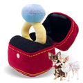 Dog Wedding Toy Engagement Plush Ring Box for Dog Birthday Funny Gifts