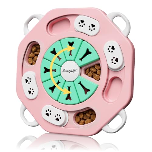 MateeyLife Dog Puzzle Toy for Smart Dogs, Puppy Enrichment Toys (L1, Pink) - color: L1, Pink