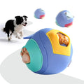 Interactive Dog Toy, Treat-Hiding Geo Bouncing Ball with Shape Pockets - style: Geo Ball