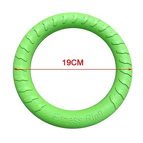 Andy's Orchids Dog Chew Toys - Aggressive Chewer & Training Ring for Outdoor & Indoor Play - Floating Disc & Interactive Pull Toy for Small to Large Dogs