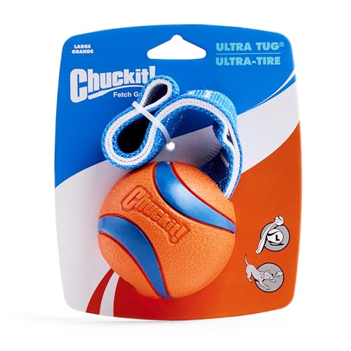 Chuckit! Ultra Tug Dog Toy, Durable Nylon Cord Handle, Large 3-in - size: Large, style: Ultra Tug