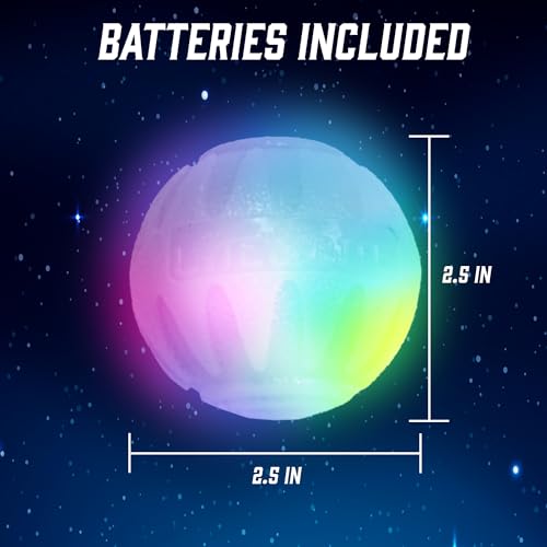 LED Light Up Dog Ball, Bounce-Activated Color Changing