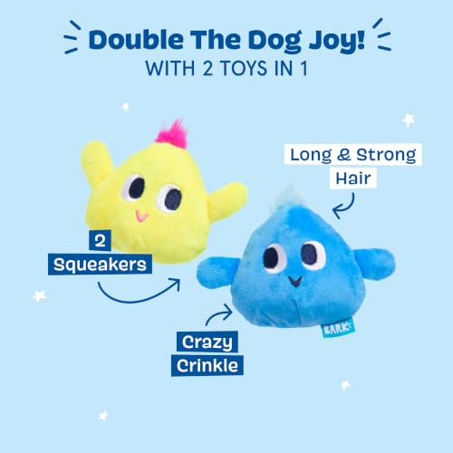 BarkBox Wobble Dog Toy Set - Extra Small to Small Dogs - color: WOBBLE & WUBBLE