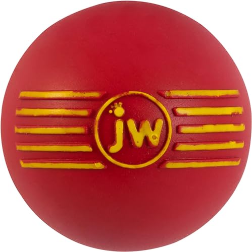 JW Pet Squeak Squeaker Dog & Puppy Fetch Chew Toy Small Ball 3 Pack