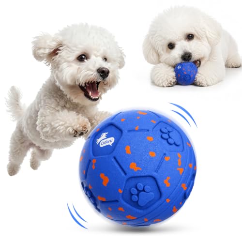QDAN Interactive Dog Toys, Automatic Moving Dog Balls with 3 Modes, 2.7Inch - color: Blue