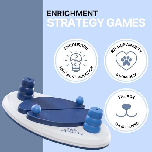 Trixie Push Away Dog Enrichment Toy, Intermediate Level 2 Dog Puzzle, Interactive Treat Game - style: Interactive