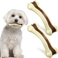 Sosation 2 Pack Dog Bones for Aggressive Chewers,Curved Bone,Small - size: Small, style: Curved Bone
